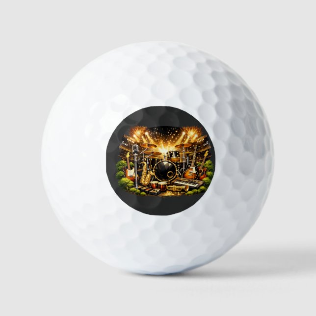 Musical Equipment Golf Balls (Front)