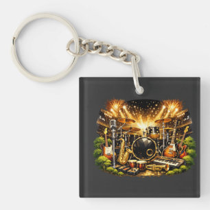 Musical Equipment Key Ring