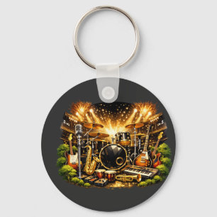 Musical Equipment Key Ring