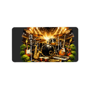 Musical Equipment Label