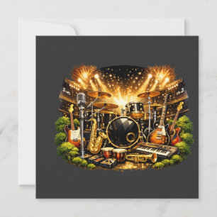 Musical Equipment Thank You Card