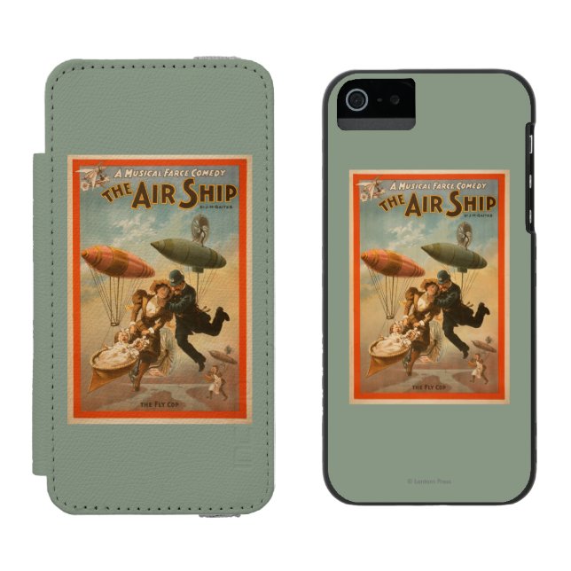 Musical Farce Comedy, The Air Ship Theatre 2 Incipio iPhone Wallet Case (Side by Side)