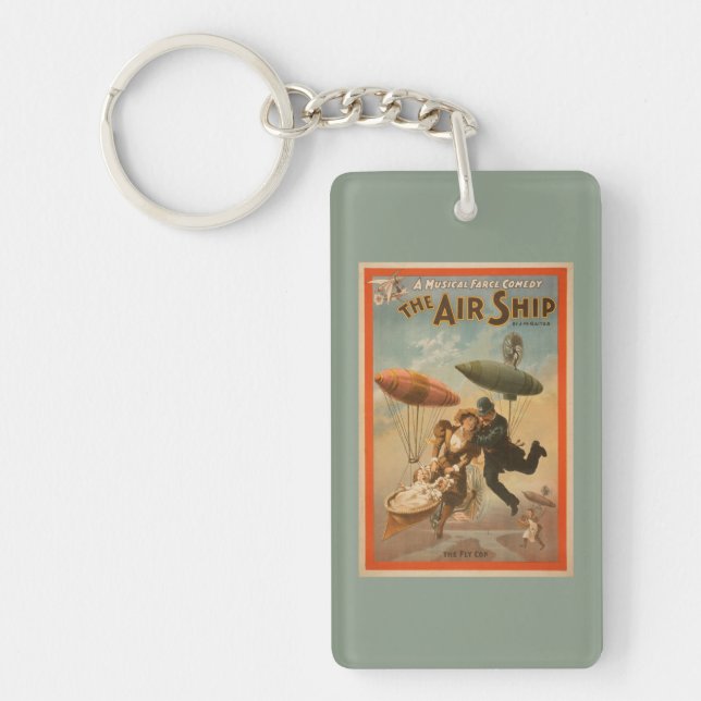 Musical Farce Comedy, The Air Ship Theatre 2 Key Ring (Front)