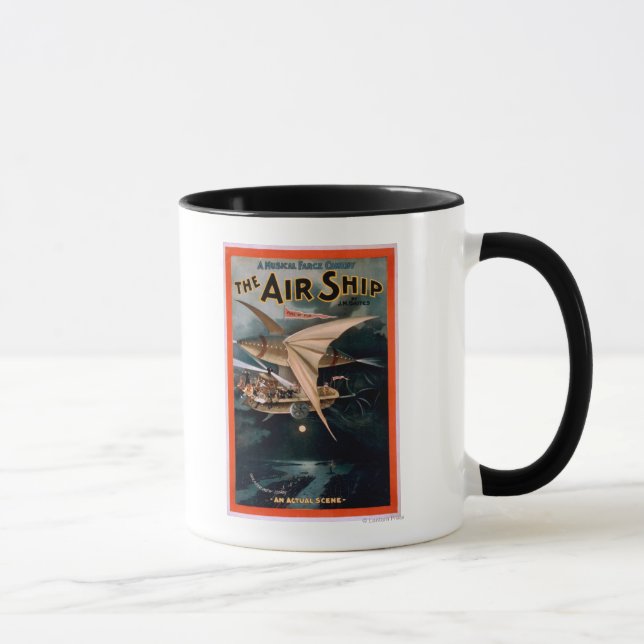 Musical Farce Comedy, The Air Ship Theatre Mug (Right)