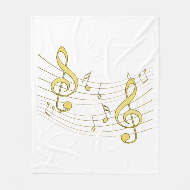 Musical Fleece Blanket (Front)