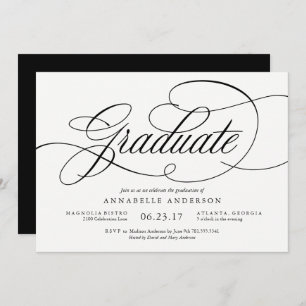 Musical Graduation Party Invitation