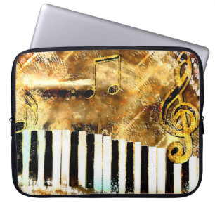 Musical Grunge Laptop Sleeve