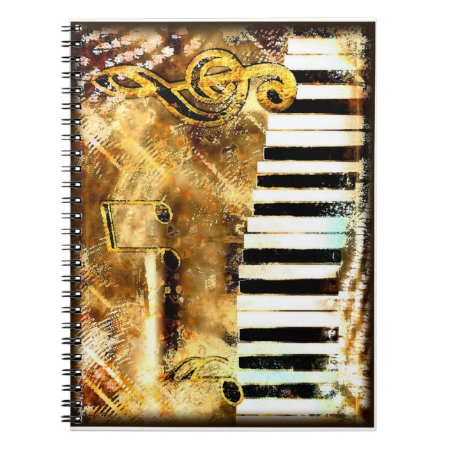 Musical Grunge Notebook (Front)