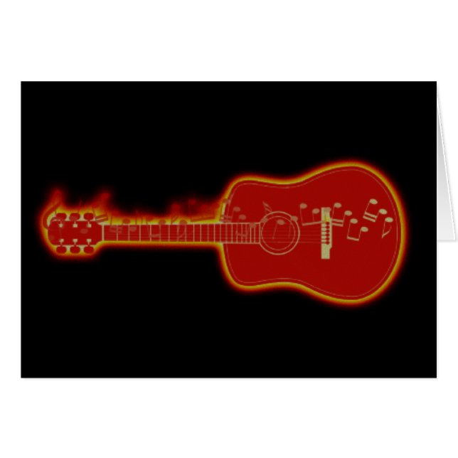 Musical Guitar (Front Horizontal)