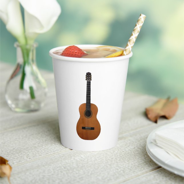 Musical Guitar Paper Cups (Insitu)