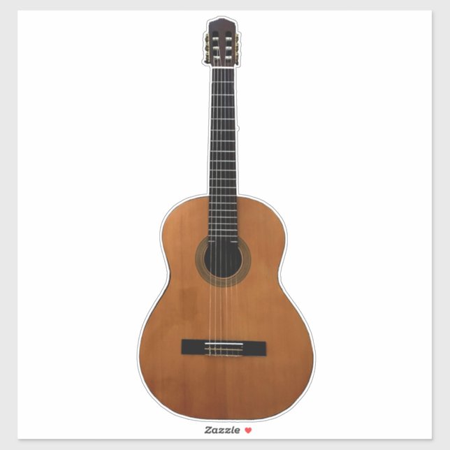 Musical Guitar Sticker (Sheet)
