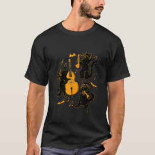 Musical Halloween Cat Spooky Match 1 High Og Elect T-Shirt