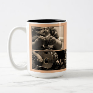 Musical Hands JEFSW Two-Tone Coffee Mug
