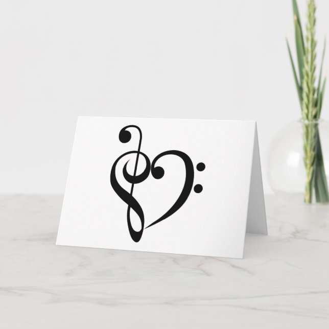 Musical Heart Card (Front)