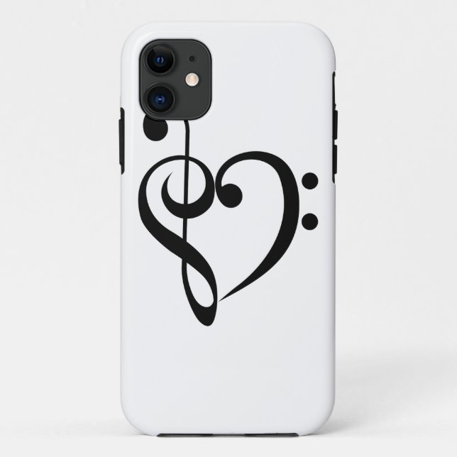 Musical Heart Case-Mate iPhone Case (Back)