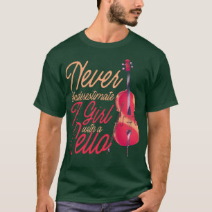 Musical Instrument Cellist Girl Cello T-Shirt