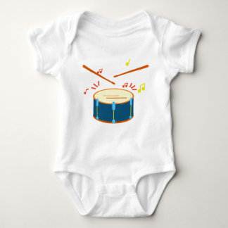 Musical Instrument Drums Baby Bodysuit
