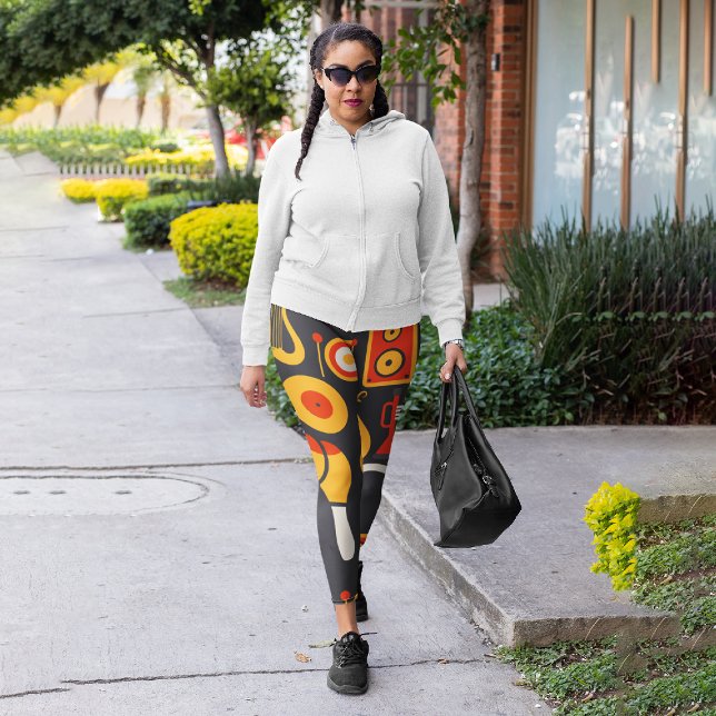 Musical Instrument Sounds Capri Leggings (Creator Uploaded)