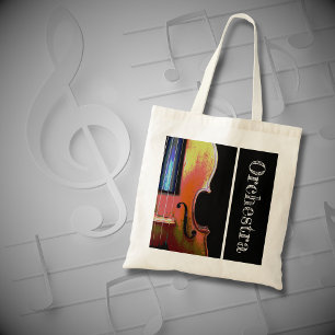 Musical Instrument Violin Orchestra  Tote Bag