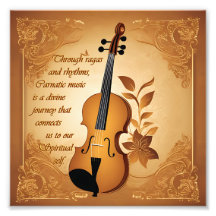 Musical Instrument with Quotes Wall Hanging 