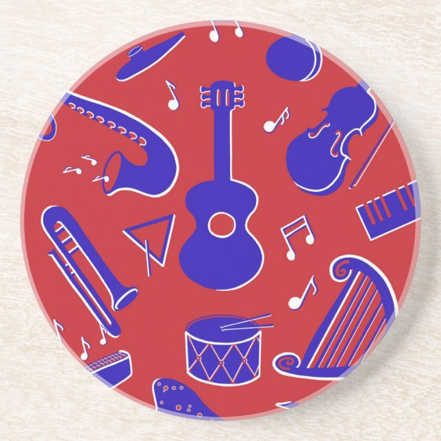 Musical Instruments Coaster (Front)