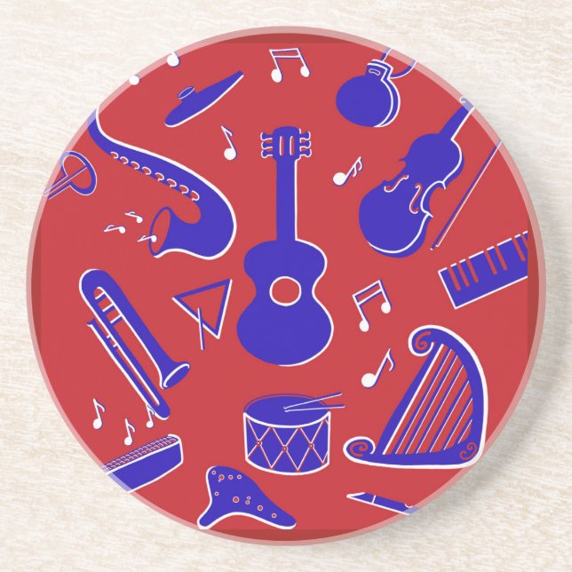 Musical Instruments Coaster (Front)