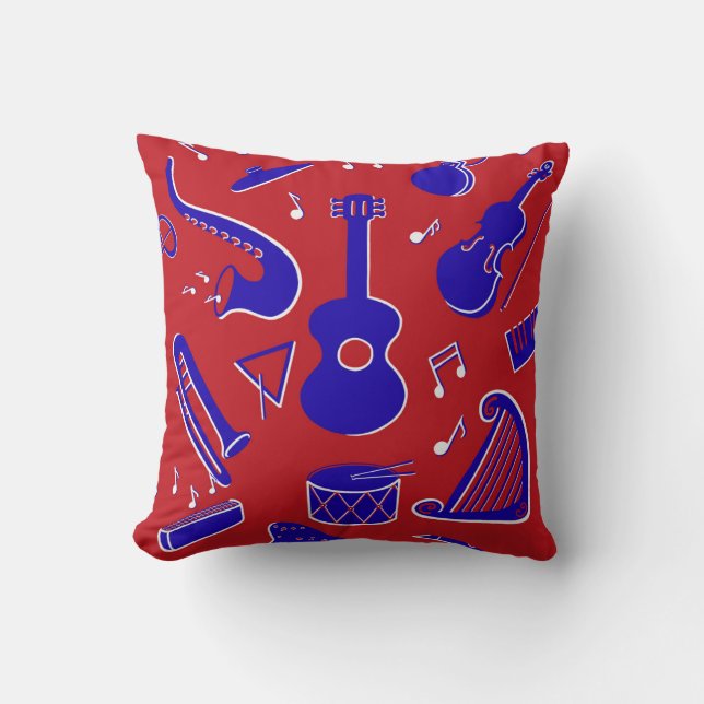 Musical Instruments Cushion (Front)
