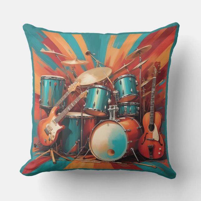 Musical Instruments Cushion (Front)