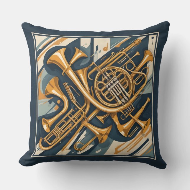 Musical Instruments Cushion (Front)