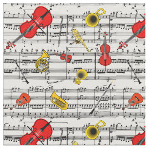 Musical Instruments Fabric