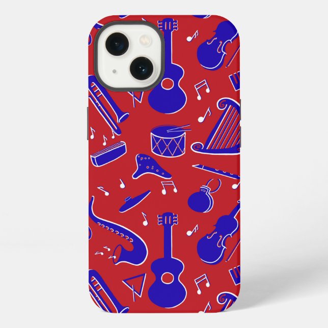 Musical Instruments iPhone Case (Back)