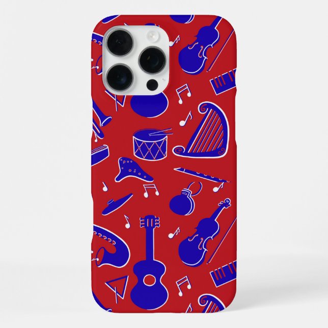 Musical Instruments iPhone Case (Back)