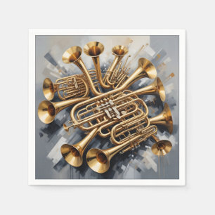 Musical Instruments Napkin