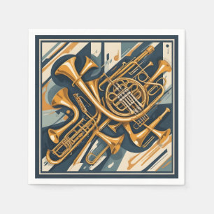 Musical Instruments Napkin