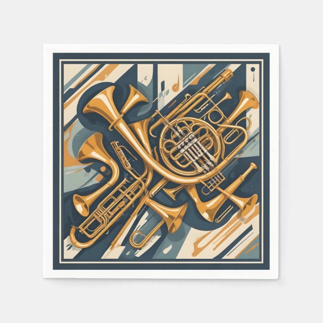 Musical Instruments Napkin (Front)