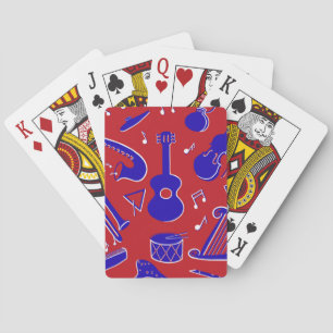 Musical Instruments Playing Cards