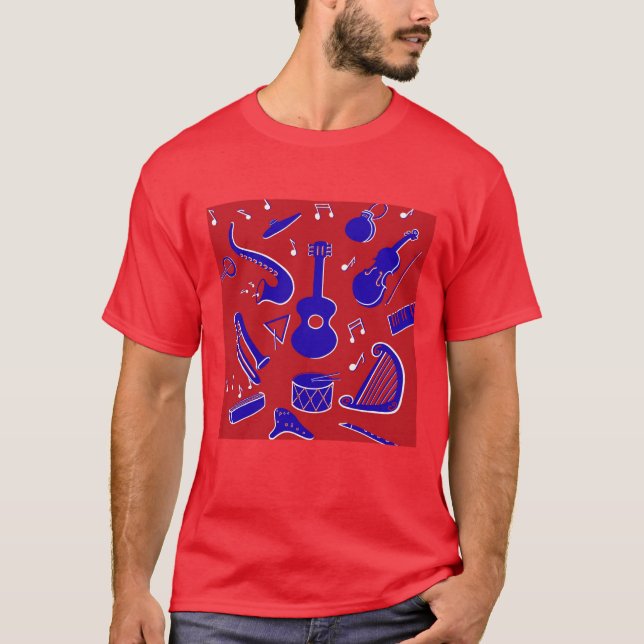 Musical Instruments T-Shirt (Front)