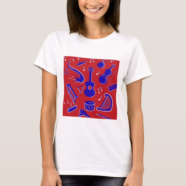 Musical Instruments T-Shirt (Front)