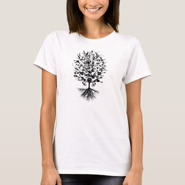 Musical Instruments Tree Tee (Front)