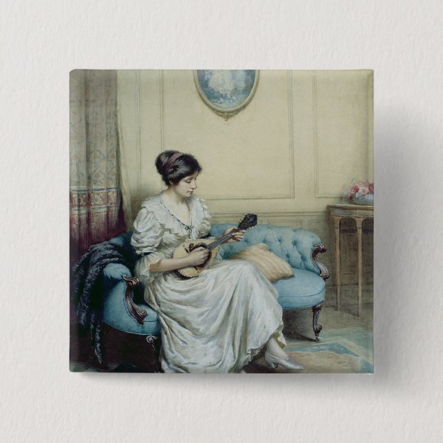 Musical interlude, 1917 15 cm square badge (Front)