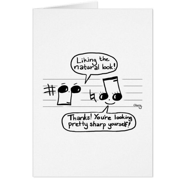 Musical Joke Cartoon (Front)