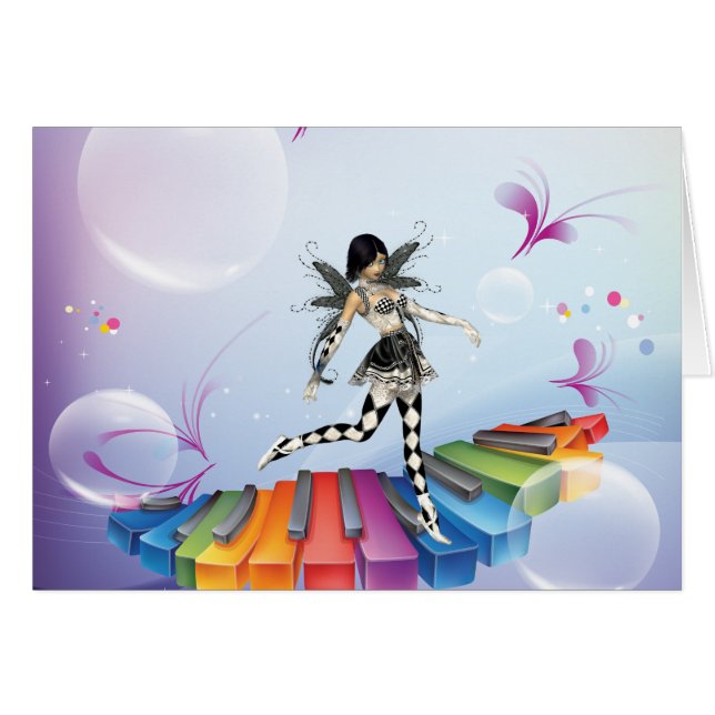 Musical Keyboard Faerie (Front Horizontal)