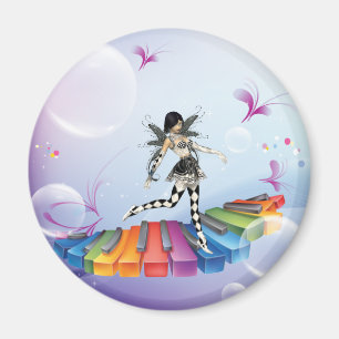 Musical Keyboard Faerie Magnet