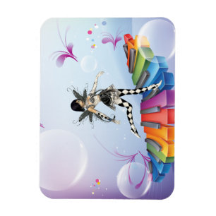 Musical Keyboard Faerie Magnet