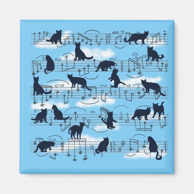 musical kittens magnet (Front)