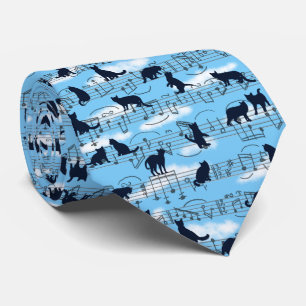 musical kittens tie
