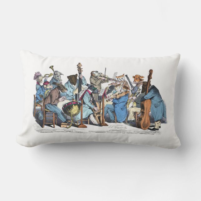 MUSICAL LANGUAGE ANIMAL FARM ORCHESTRA   LUMBAR CUSHION (Front)