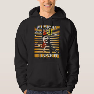 MUSICAL MASKS I LOVE IT HOODIE