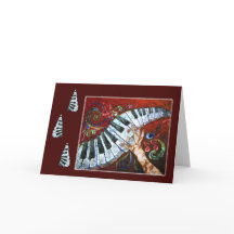 Musical Merriment - Piano Holiday Card
