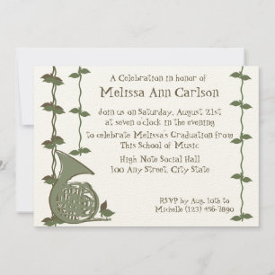 Musical Nature/ French Horn Invitation